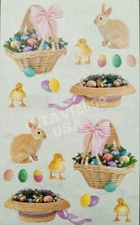 MRS. GROSSMAN'S EASTER BASKETS STICKERS EGGS CHICKS EASTER BUNNY RETIRED 