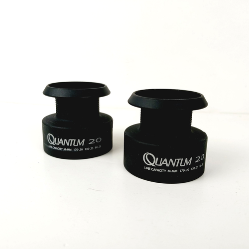 Quantum 20 Spinning Reel Replacement Spools Line Capacity 8lb-100 yd - Lot of 2