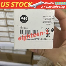 New Allen-Bradley 100-K12DJ01 2NO Auxiliary Contactor 12A DIN Rail Mount