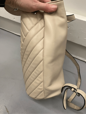Sam Edelman Elise Faux Leather Backpack Ivory- Preloved  display picture 3