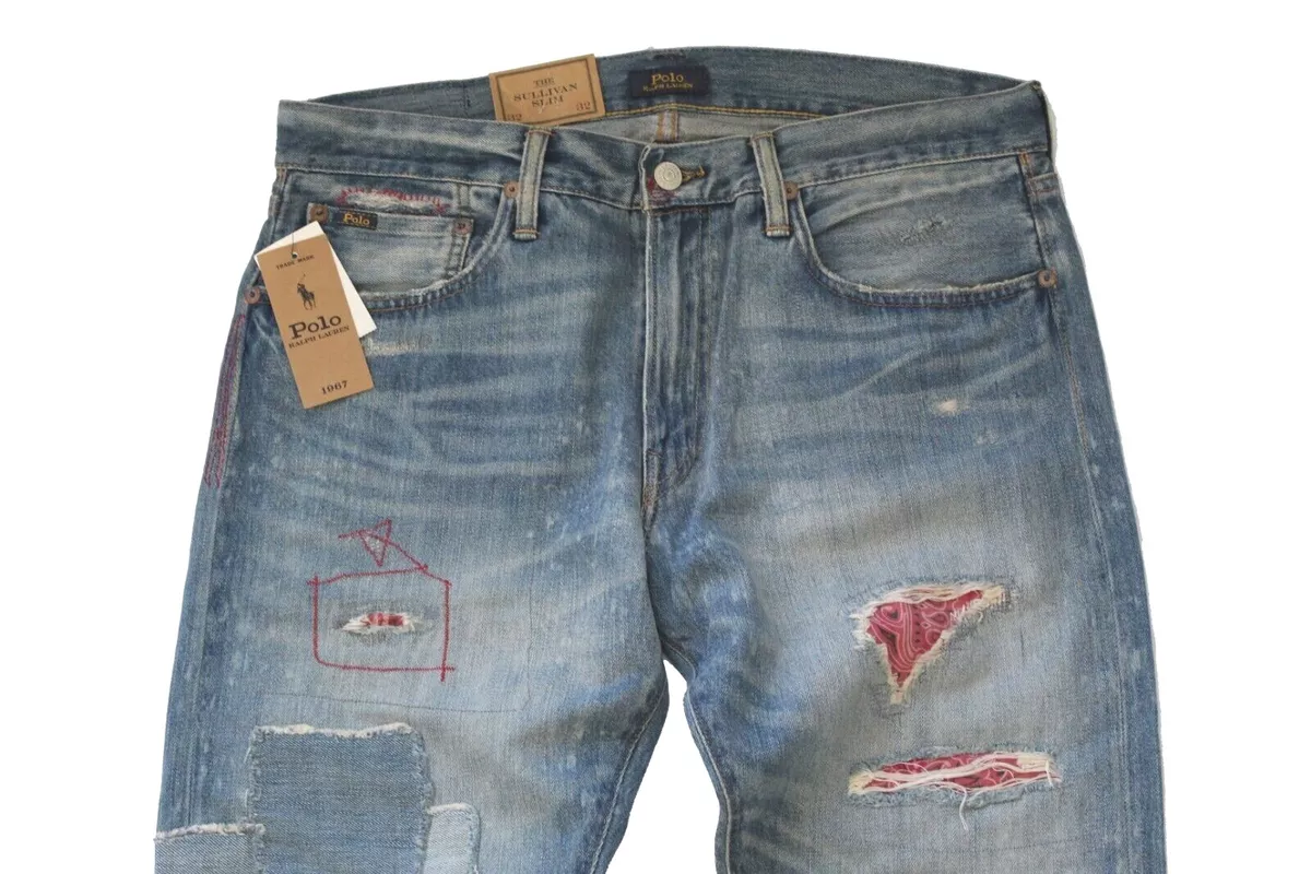 Bandana Jeans: Men's Jeans With Bandana Patches