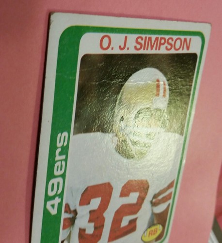 Topps O.J. 1978 Tarjeta de fútbol americano Simpson #400 - Imagen 5 de 5