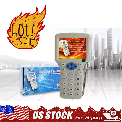 13.56MHz 10 Frequency NFC Smart Card Reader Writer RFID Copier ...