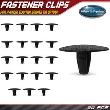 20pcs 12mm Hood Insulation Pad Clips Bonnet Retainer Fasteners For Hyundai Kia