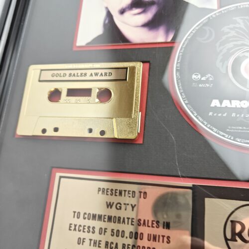 1992 Aaron Tippin RCA Records Award zertifiziert Gold zwischen den Zeilen lesen 17x13" - Bild 4 von 7