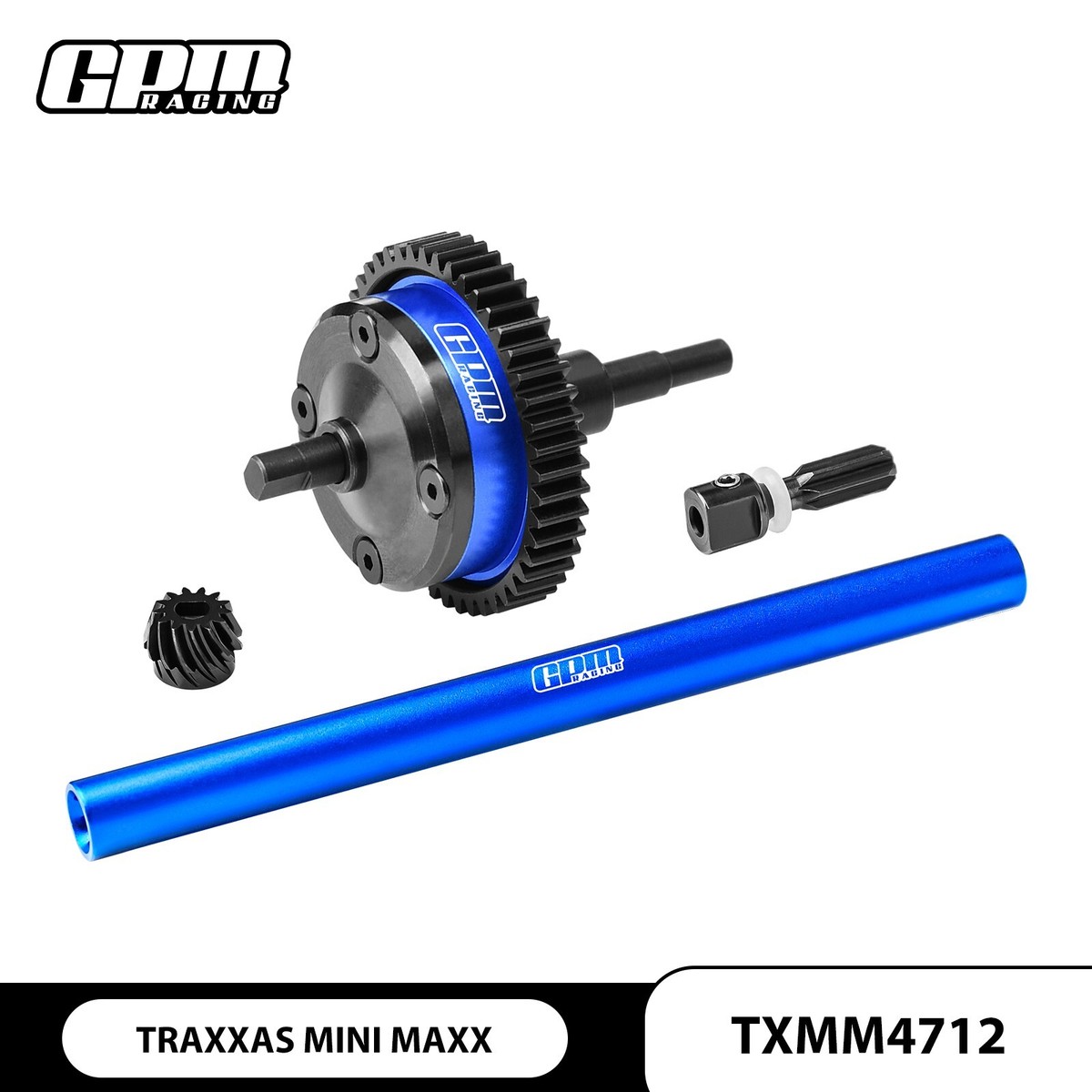 GPM Carbon Steel &7075 Alloy Centre Complete Diffs TRAXXAS Mini