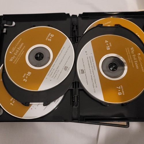 Great Courses: Why Evil Exists 18 Audio CD + Guidebook 36 Lectures Bible War - Picture 14 of 15