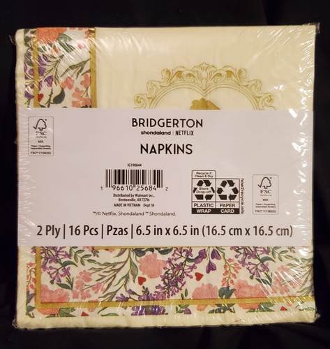 Tovagliolo floreale Bridgerton - numero 16 - Foto 2 di 5