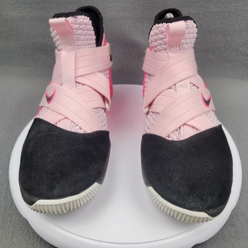 Größe 5Y oder 7 Damen - NIKE LEBRON SOLDIER 12 XII SCHAUM PINK/SCHWARZ/HYPERPINK Schuh - Bild 4 von 16