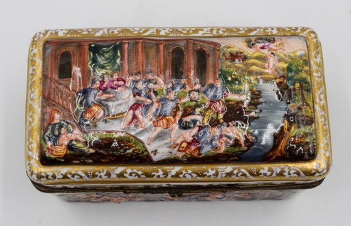 Feine handbemalte Capodimonte aus dem 19. Jahrhundert - Bild 5 von 13