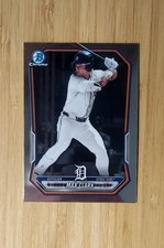 2026 Bowman Chrome Max Clark #BCP-2 Detroit Tigers Card