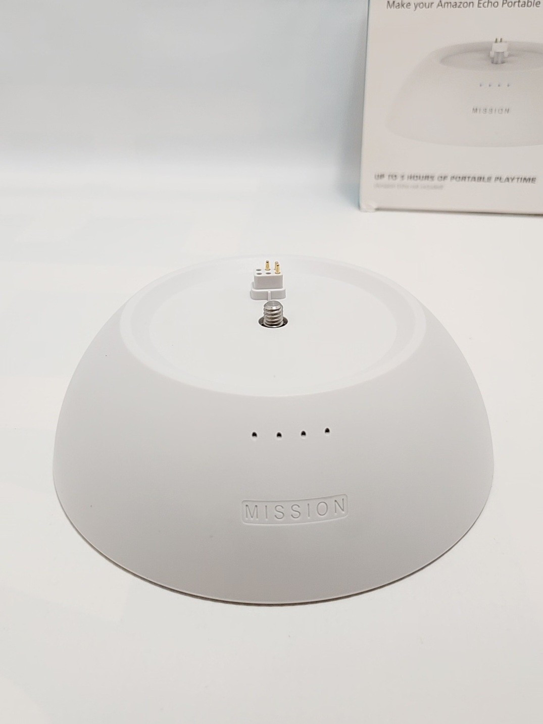 Mission MC50 Battery Base for Am3 Echo 4th Generation White