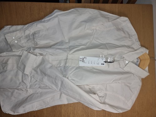 UNIQLO +J XS Long Sleeve Shirt 100% Supma Cotyon Regular Fit NEW RRP34 90 - Picture 3 of 5