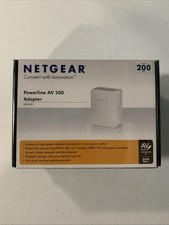 New Sealed Netgear Powerline AV 200 Adapter 200 Mbps XAV2001