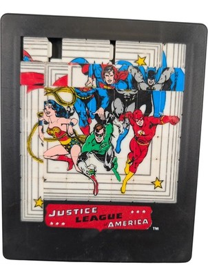 Justice League of America Schiebepuzzle 1993 Vintage DC Comics Retro Spielzeug