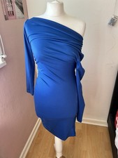 Women's Blue Off The Shoulder MiniDress Size M
