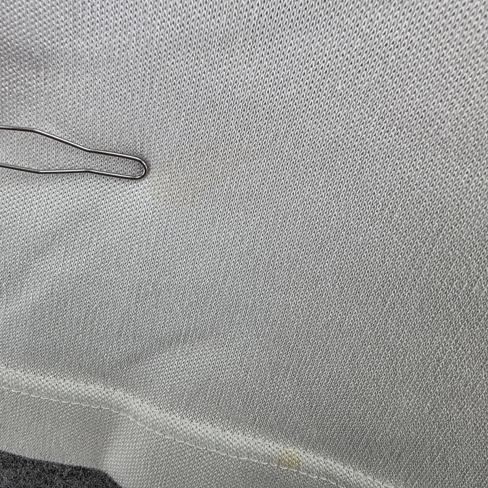 St. Croix Shirt Mens 2XL Ivory Mock Neck Quarter Zip Short Sleeve Made USA Knit - Image 4 of 4