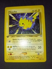 Pikachu Neo Genesis ENG Prima Edizione 70/111 A17 V