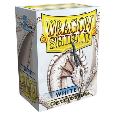 Card Sleeves Solid Color Sleeves Dragon Shields: (100) White