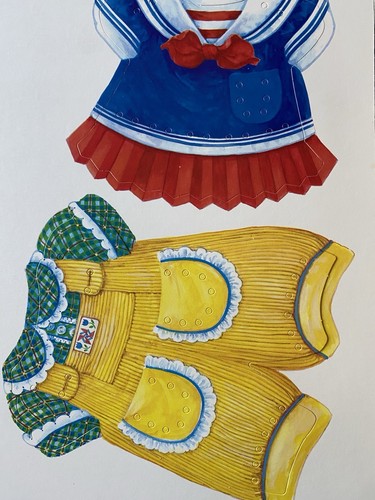 De colección BUTTERFIELD BEAR Aprender a Coser Tarjetas con Cordones y Ropa Muñeca de Papel Nuevo de Lote Antiguo Actual - Imagen 4 de 11