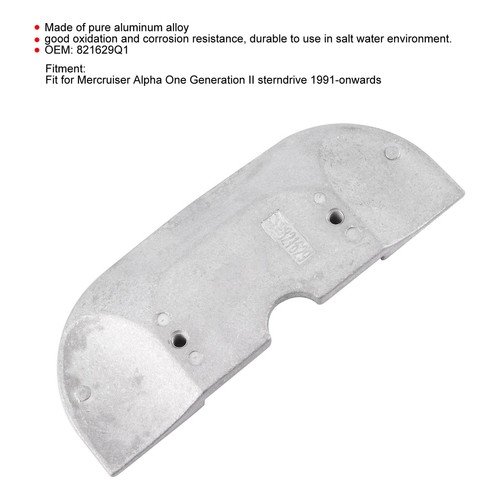 Cavitation Plate 821629Q1 Anode Plat Aluminum Alloy Cavitation Plate Anode - Picture 6 of 12