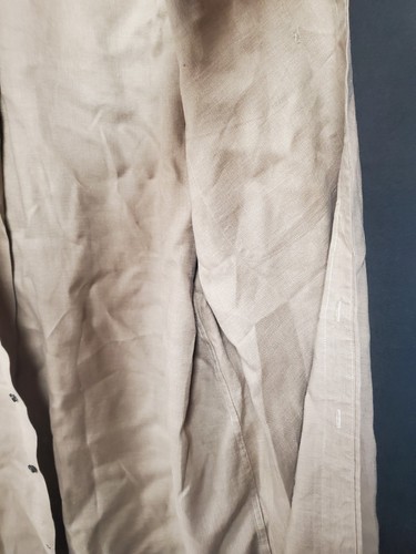 Brooks Brothers Tan Button Down Dress Shirt 100% Linen Men’s L - Bild 12 von 15