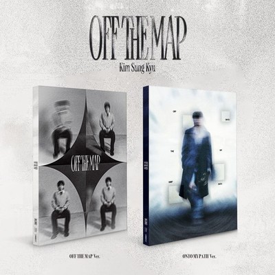KIM SUNG KYU 6. Mini Album [OFF THE MAP] 2Ver SET CD + P.Book + P.Card + Pola...