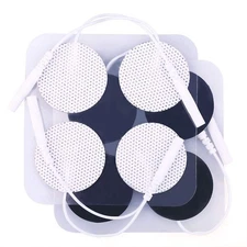 TENS Unit Electrode Pads, 40PCS Round Electrodes Pads, 1.25" Reusable TENS Pa...