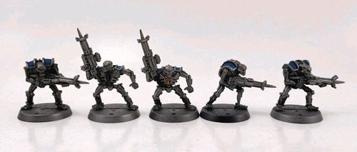 Warhammer 40K Necron Warriors / Raiders Squad 2da Edición Miniaturas de Metal x5 - Imagen 2 de 13