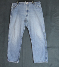 Vintage Dickies Jeans Mens 42x32 Blue Straight Leg Denim Workwear Grunge 90s