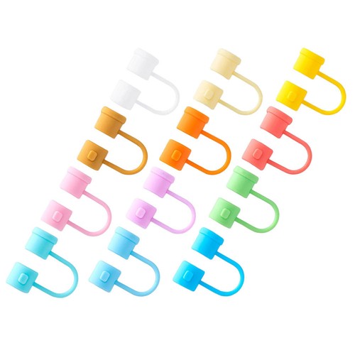  36 Pcs Drinking Straw Protector Silicone Dust Cap Replacement Tips Lids - Bild 2 von 20