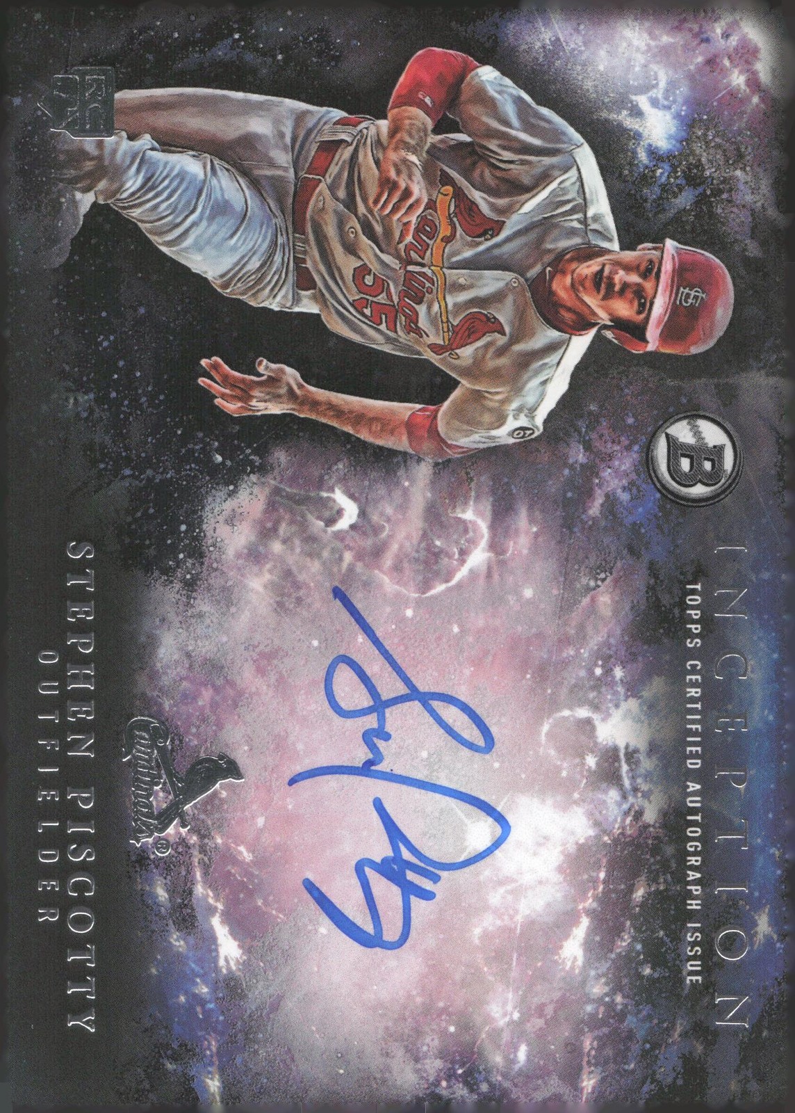 2016 Bowman Inception - Rookie Autographs Stephen Piscotty #RA-SP AU