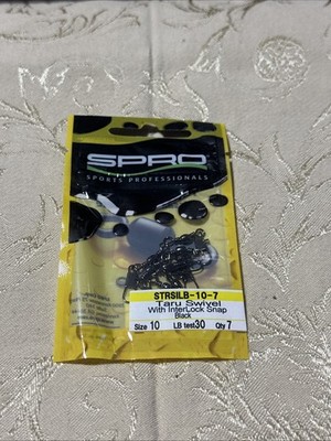 Spro Taru Swivel Size 10 30lbs Pack Of 7