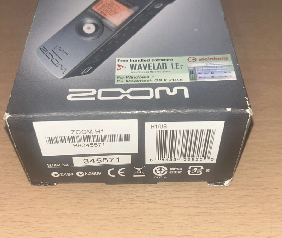 Zoom H1 Handy Portable Digital Recorder - Image 2 of 4