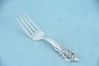 Wallace Grande Baroque Sterling Silver 4" Baby Fork No Monogram