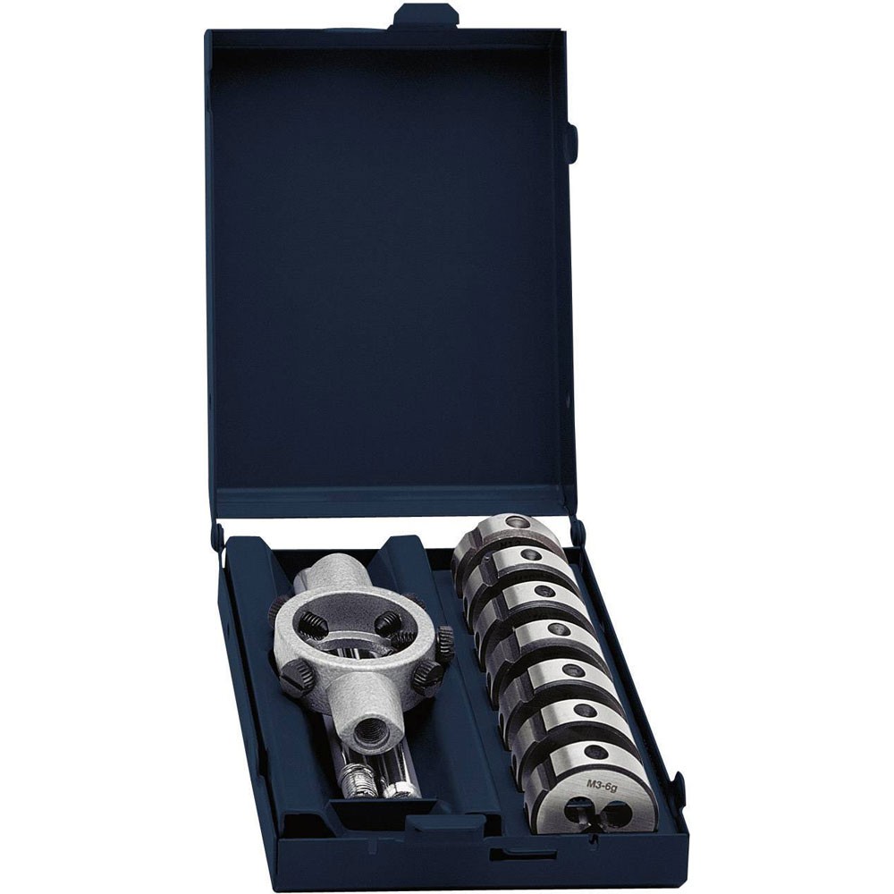 Exact Die Tool Kit 8-Piece HSS Metric M3-M12