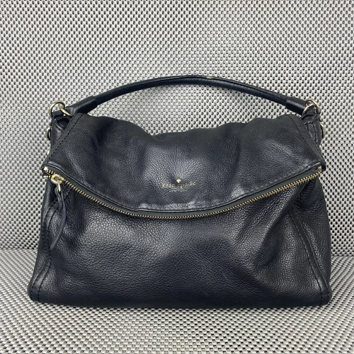 Borsa Kate Spade donna pelle nera tracolla tracolla cerniera