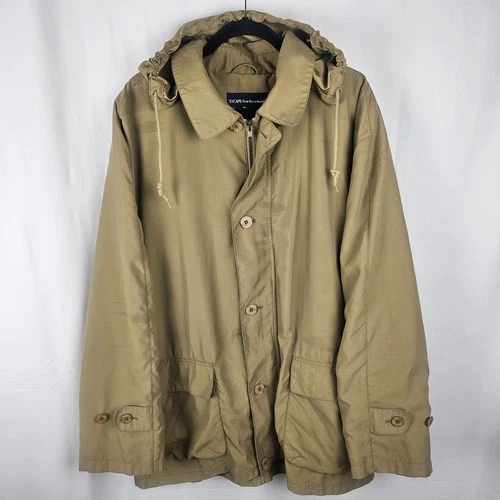 Norm Thompson Mens Hooded Utility Jacket Removable Hood Light Jacket XL - product listing photo