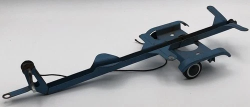 Vintage Tonka Blue Pressed Steel Boat Trailer