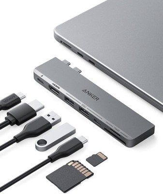 Anker 547 USB C Hub 7in2 für MacBook Thunderbolt 4 4K HDMI 2x USB A Adapter