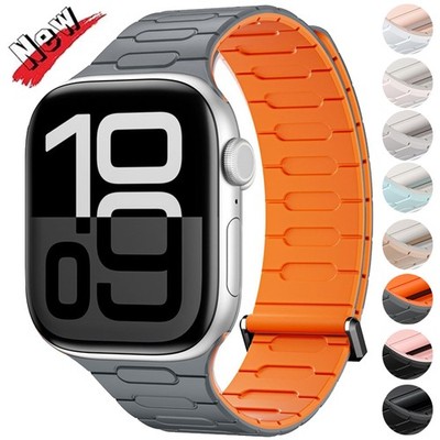 Sport Silikon Armband Für Apple Watch Serie 11 10 9 8 7 SE 6 5 4 3 Ultra 2 49mm