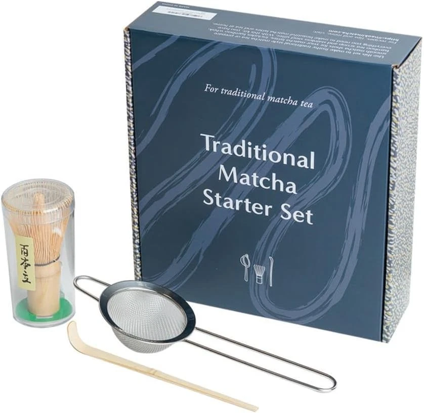 Naoki Matcha Traditional Starter Set - Bamboo Whisk undefined