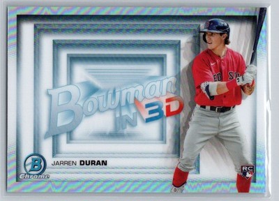 2022 Bowman - Bowman in 3D #B3D-10 Jarren Duran