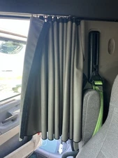 Freightliner CASCADIA 2008-2025 Windshield Curtains. Left And Right And Rail