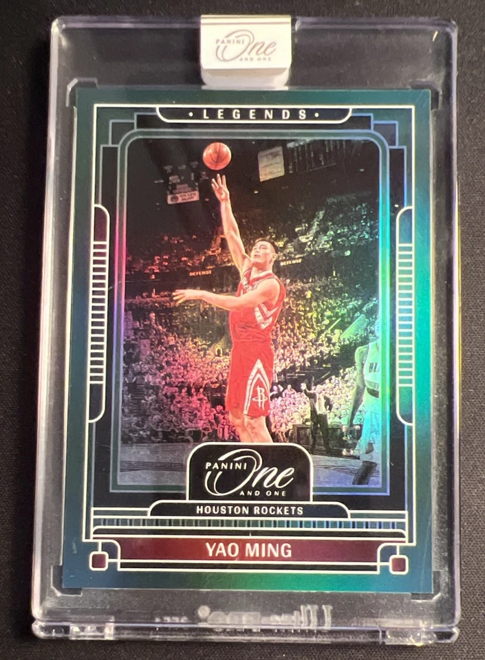 2924-25 帕尼尼一一传说姚明绿色 1/5。 第一次打印!!! — 第 3/3 张图片