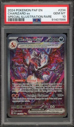 Pokemon Charizard ex Paldean Fates Special Illustration Rare #234 PSA 10