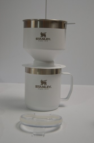 Stanley Pour Over Set Perfect Brew & 2 Extra Metal Camp Mug Camping Cups - Picture 10 of 18