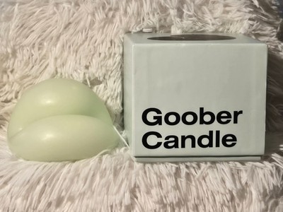 Areaware Goober Candle Unscented Paraffin Wax Candle Em
