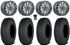 ITP SD10 Bdlk 15" Wheels Grey 35" Coyote Tires Polaris Ranger 1500 & Xpedition