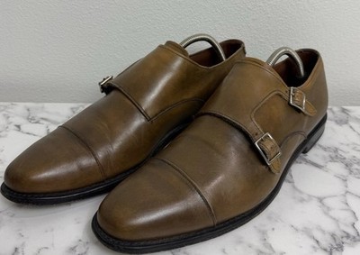 Allen Edmonds Mora 2.0 Double Monk Strap Walnut Dress Shoes Size 12 B